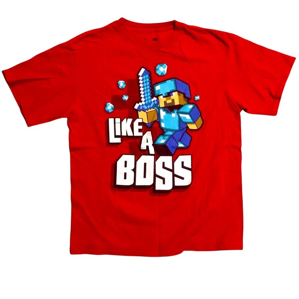 Minecraft Boy’s Like a Boss T-Shirt